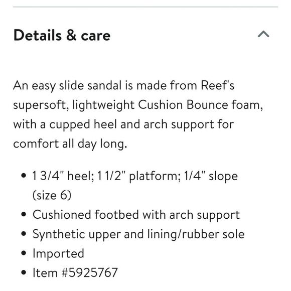 Reef Cushion Vista Hi Slide Sandal- Vintage Raffia - Picture 5 of 9